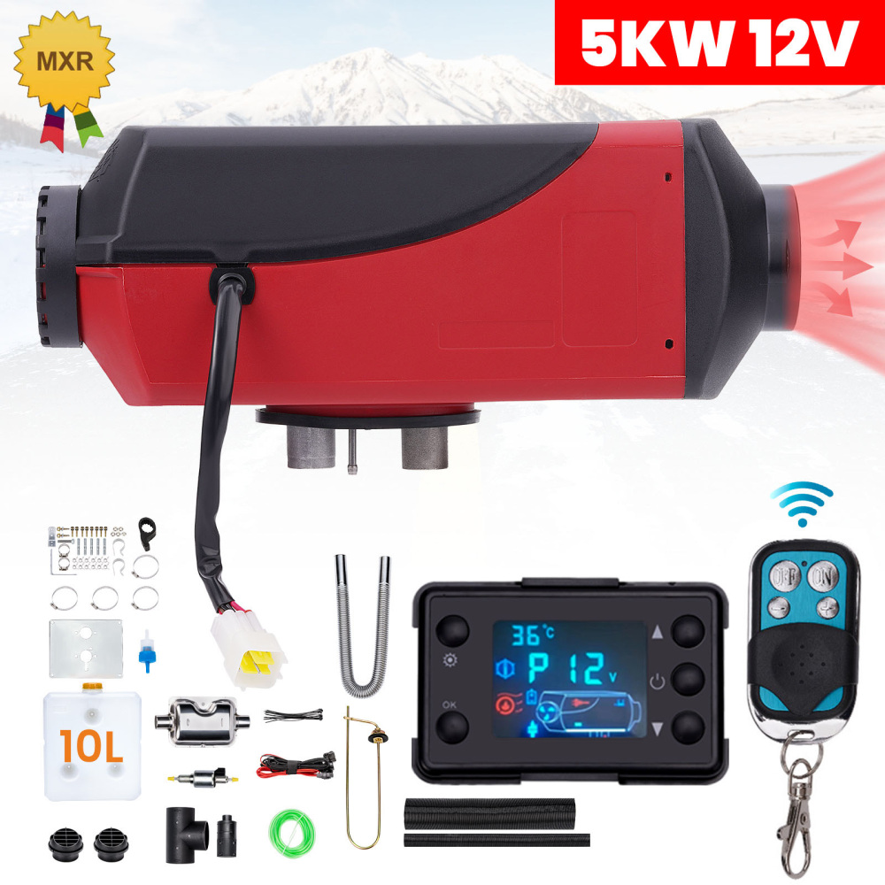 12V 5000W Diesel Air Heater Display 2KW-5KW for Car Truck Motor-Home