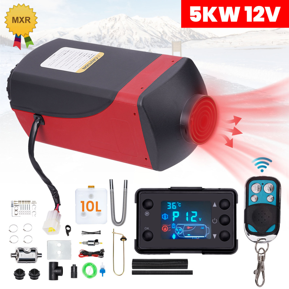 12V 5000W Diesel Air Heater Display 2KW-5KW for Car Truck Motor-Home