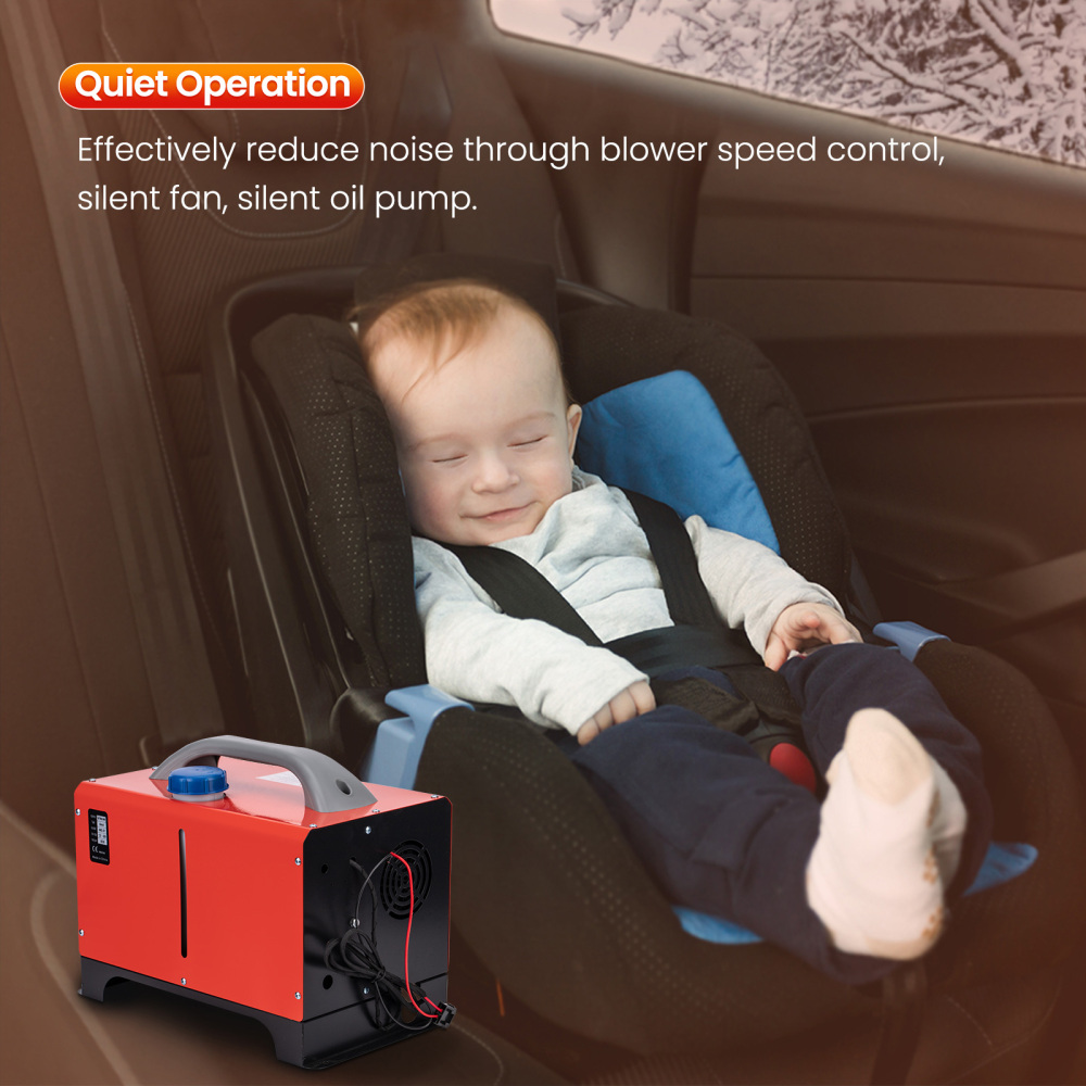 12v 5000w Diesel Air Heater Chauffage Voiture Pour Bateaux Motorhome Camion Lcd