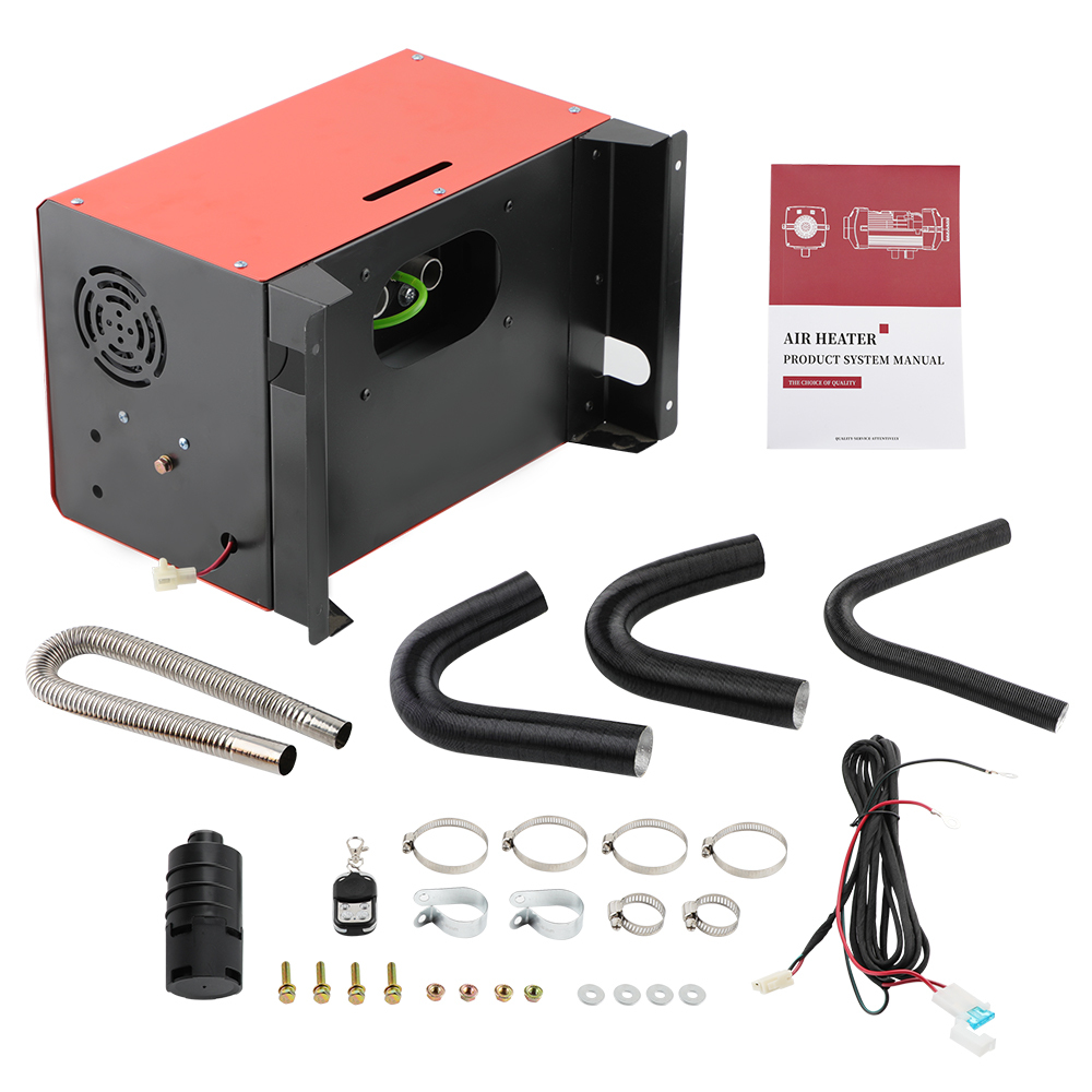 Calentador de aire Diesel Air Heater 12V 5KW LCD Interruptor 4 agujeros Coche