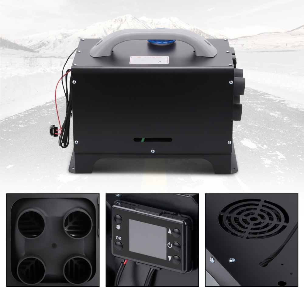 Chauffage Diesel Air Heater 8KW 12V Kit Comple Thermostat Bateau Camion Yacht
