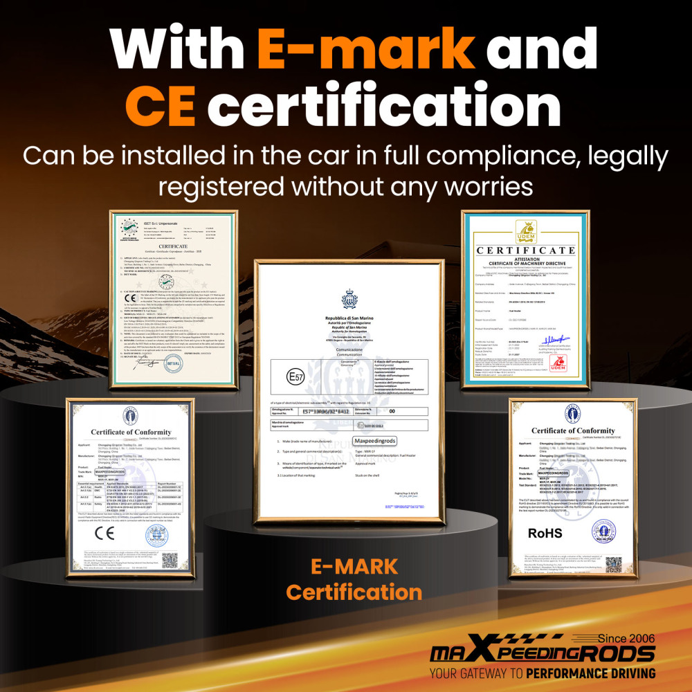 Riscaldatore daria diesel da 5KW con comando mobile per camper, camper e roulotte