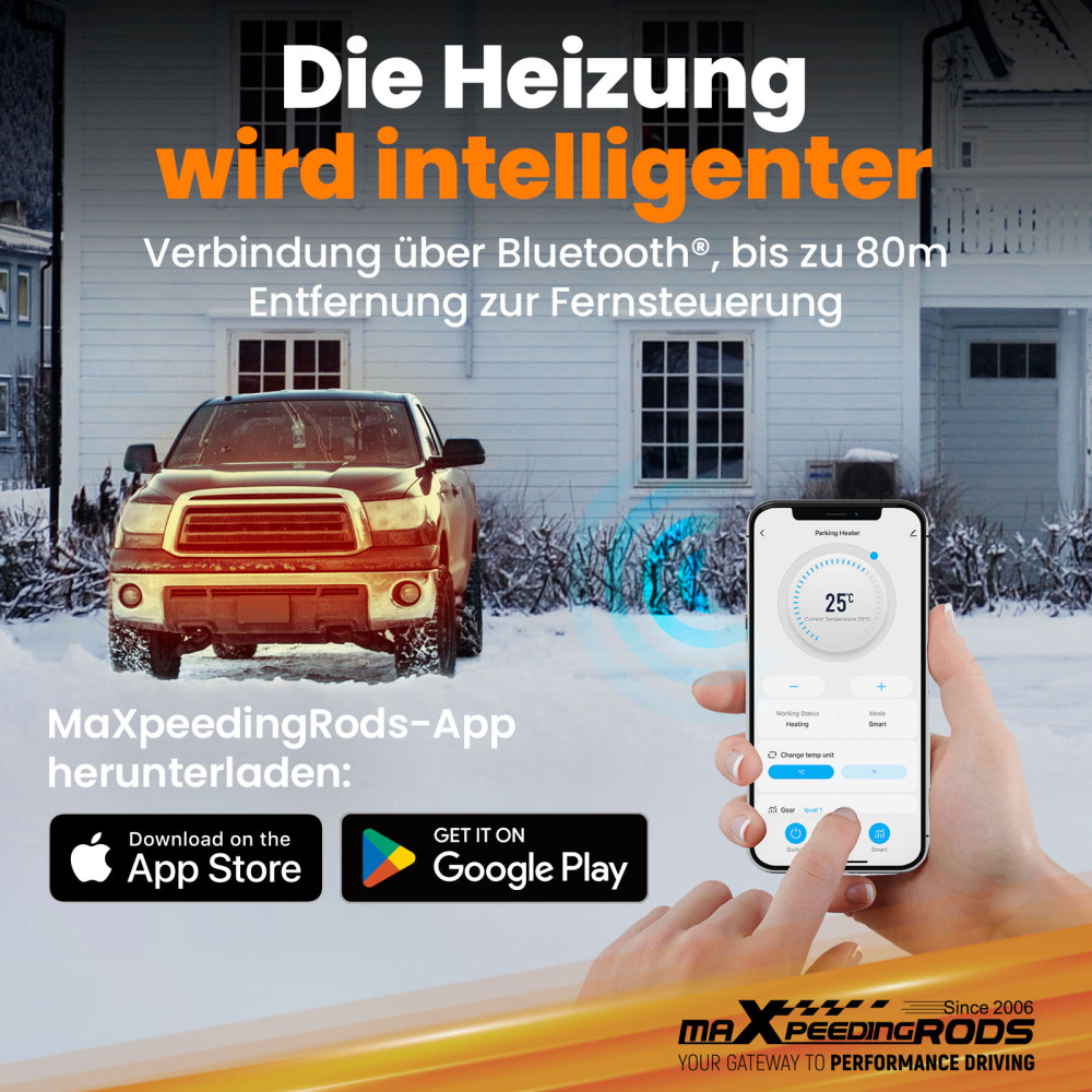 Riscaldatore daria diesel da 5KW con comando mobile per camper, camper e roulotte