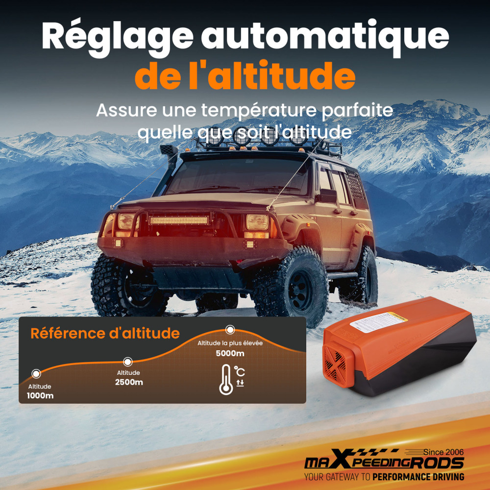 Riscaldatore daria diesel da 5KW con comando mobile per camper, camper e roulotte