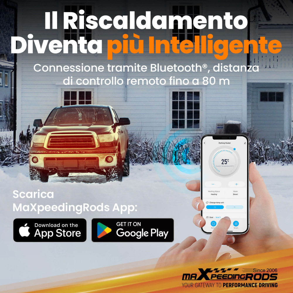 Riscaldatore daria diesel da 5KW con comando mobile per camper, camper e roulotte