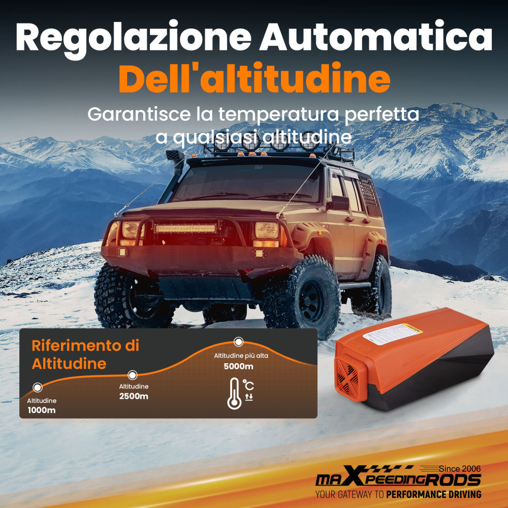 Riscaldatore daria diesel da 5KW con comando mobile per camper, camper e roulotte