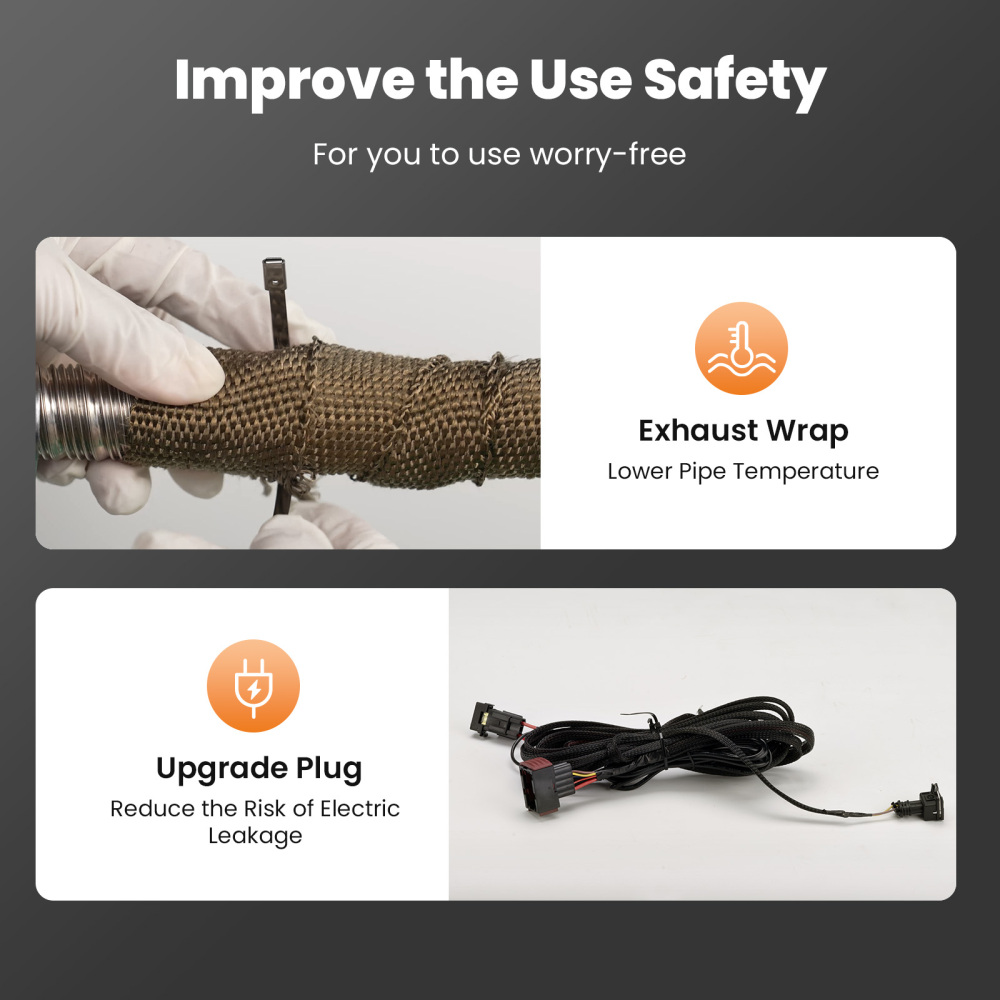 5kw Diesel Heater 12V Diesel Heater LCD Switch For RV For Van Trailers Trucks-Maxpeedingrods 