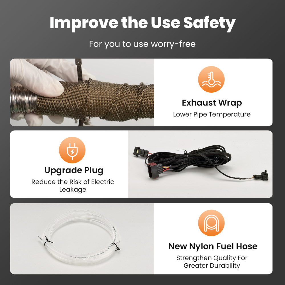 5kw Diesel Heater 12V Diesel Heater LCD Switch For RV For Van Trailers Trucks-Maxpeedingrods 