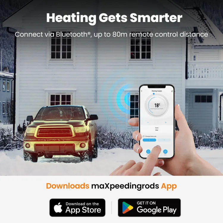 Diesel Air Heater 5KW 12V LCD Monitor All In One For RV Trailer Motor-Homes Boat