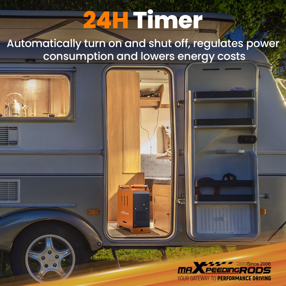 Riscaldatore daria diesel da 1-5KW con controllo mobile per camper, camper e rimorchi da viaggio