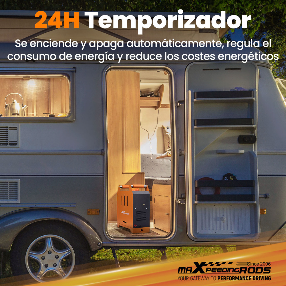 Riscaldatore daria diesel da 1-5KW con controllo mobile per camper, camper e rimorchi da viaggio