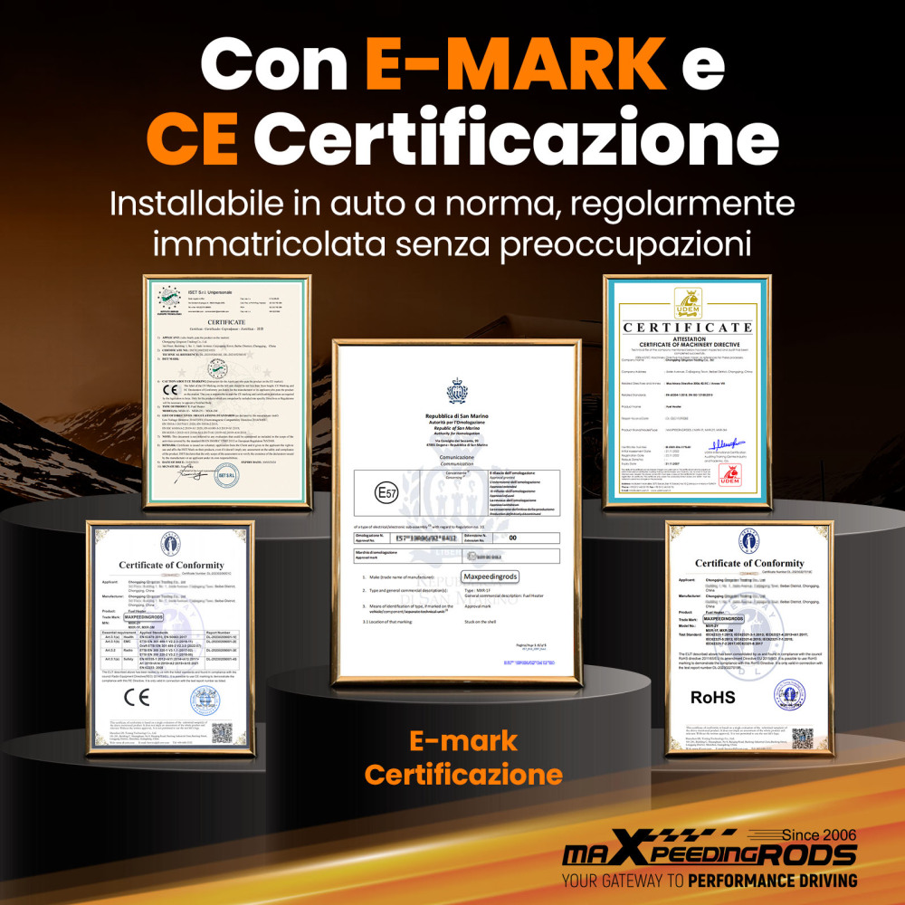 Riscaldatore daria diesel da 1-5KW con controllo mobile per camper, camper e rimorchi da viaggio