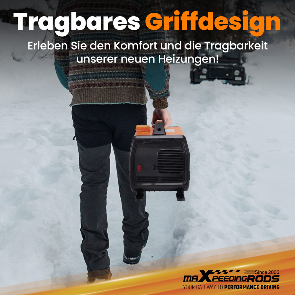 Aggiornato riscaldatore diesel aria LCD Bluetooth® 5KW 12V per camion camper caravan RV