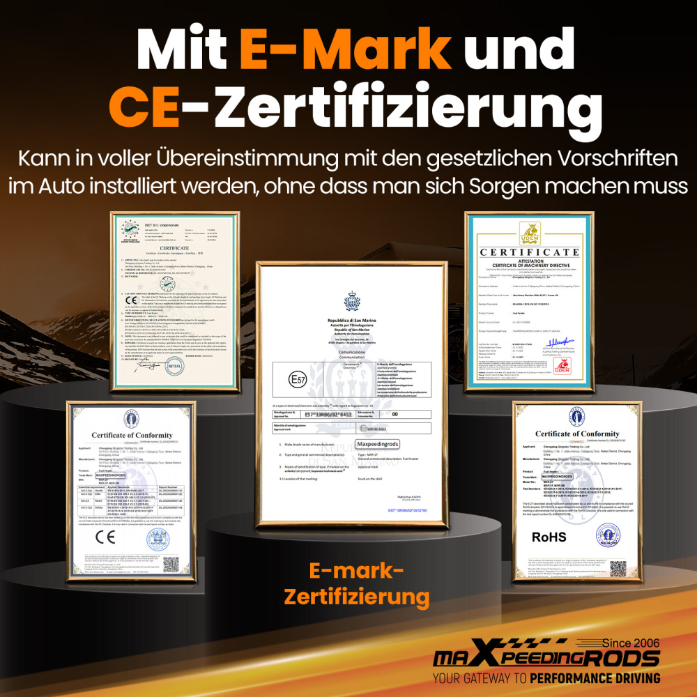 Aggiornato riscaldatore diesel aria LCD Bluetooth® 5KW 12V per camion camper caravan RV