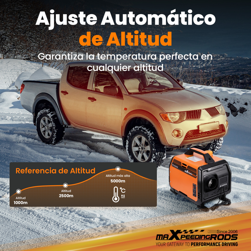 Aggiornato riscaldatore diesel aria LCD Bluetooth® 5KW 12V per camion camper caravan RV