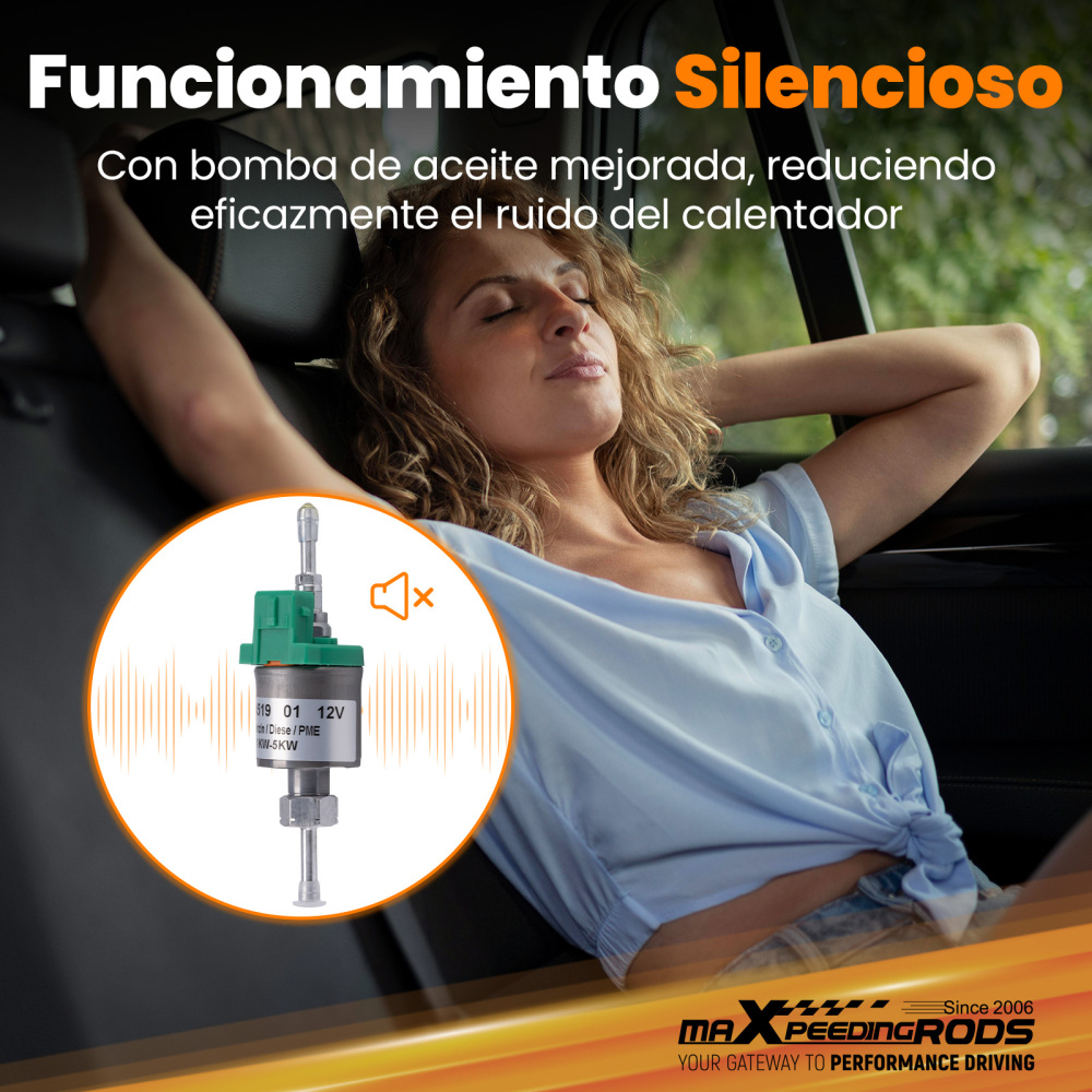 Aggiornato riscaldatore diesel aria LCD Bluetooth® 5KW 12V per camion camper caravan RV