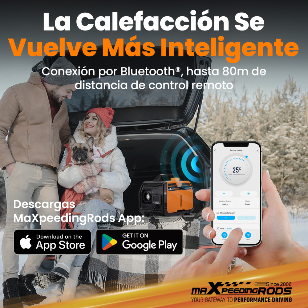 Aggiornato riscaldatore diesel aria LCD Bluetooth® 5KW 12V per camion camper caravan RV