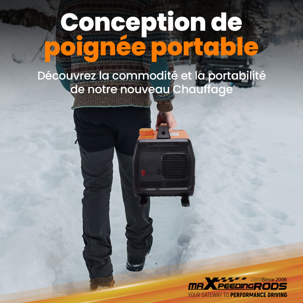 Aggiornato riscaldatore diesel aria LCD Bluetooth® 5KW 12V per camion camper caravan RV