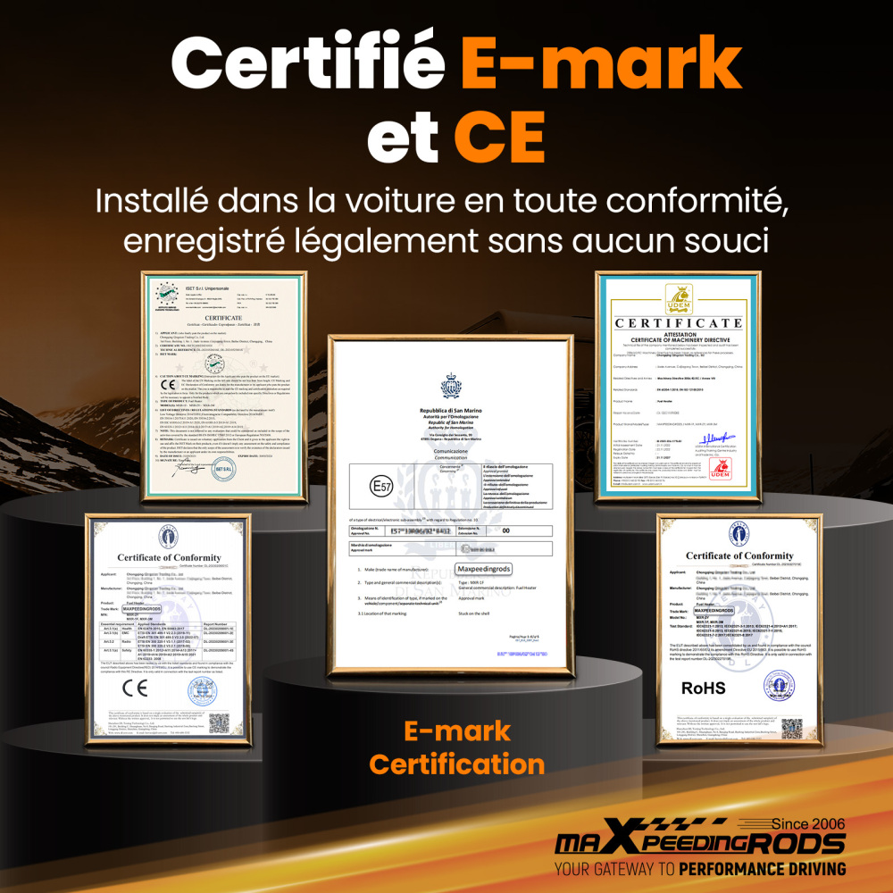 Aggiornato riscaldatore diesel aria LCD Bluetooth® 5KW 12V per camion camper caravan RV