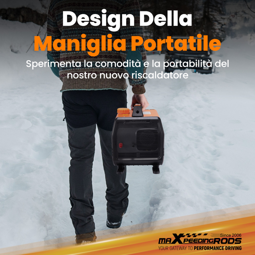 Aggiornato riscaldatore diesel aria LCD Bluetooth® 5KW 12V per camion camper caravan RV