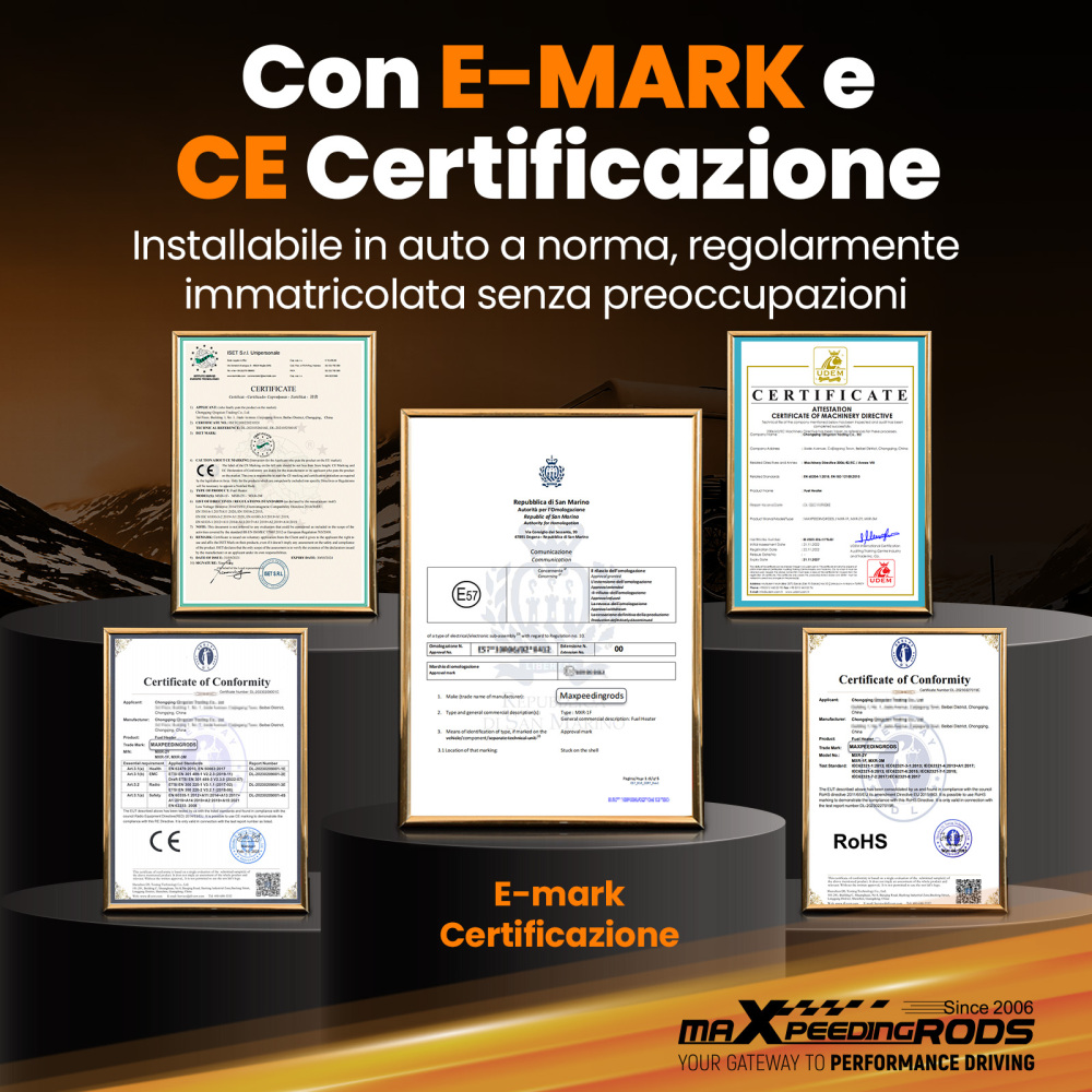 Aggiornato riscaldatore diesel aria LCD Bluetooth® 5KW 12V per camion camper caravan RV