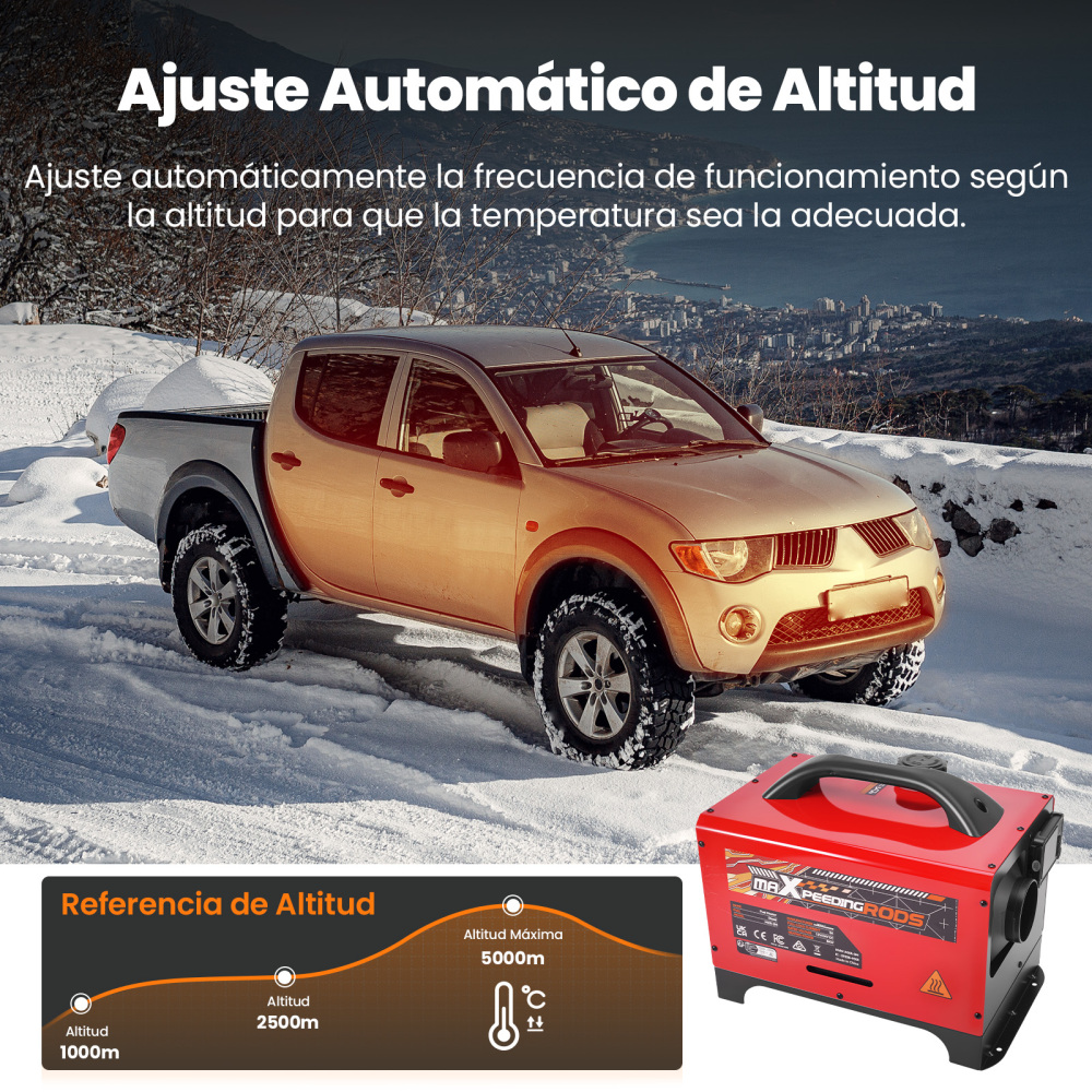 Diesel Air Heater 8KW 12V Bluetooth App Control LCD All in One For Car RV