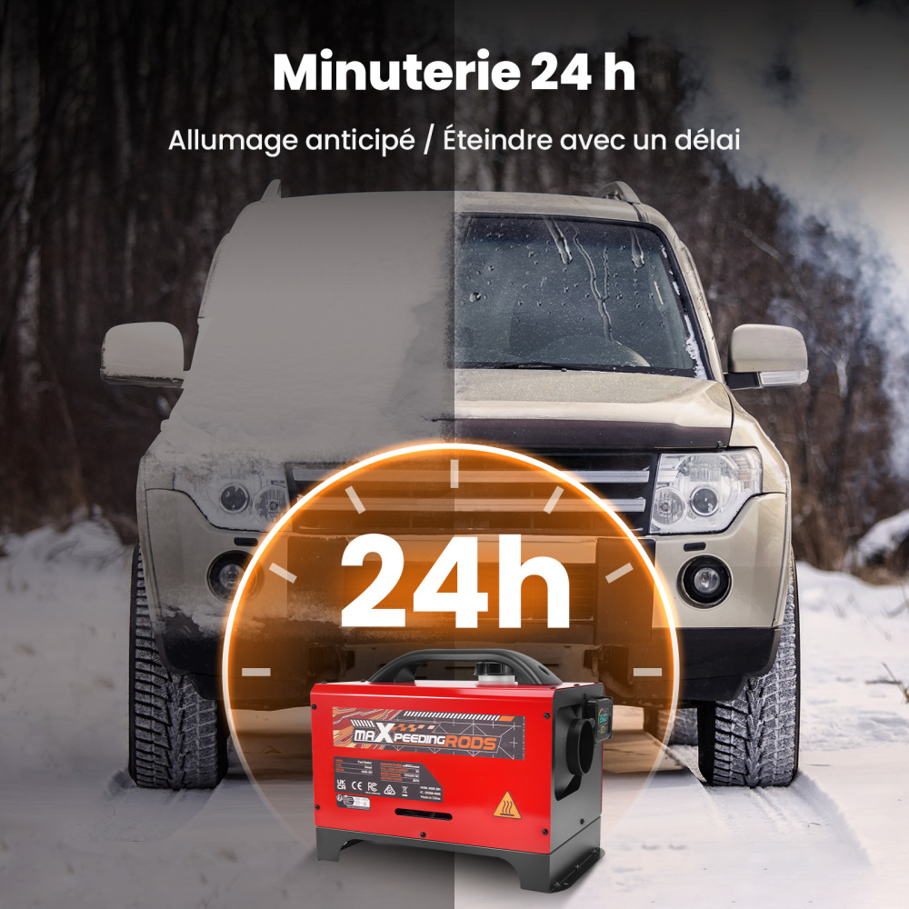 Diesel Air Heater 8KW 12V Bluetooth App Control LCD All in One For Car RV