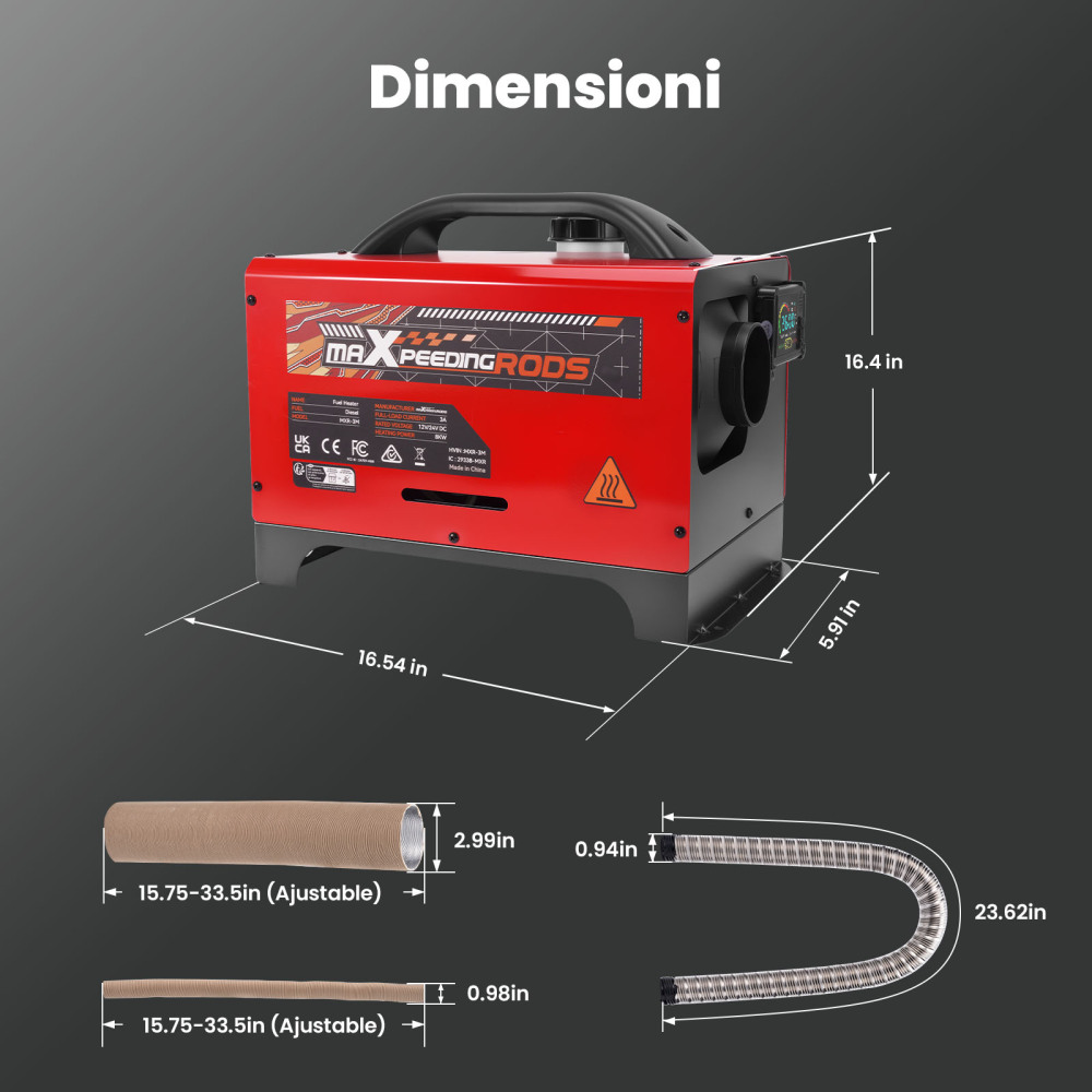 Diesel Air Heater 8KW 12V Bluetooth App Control LCD All in One For Car RV