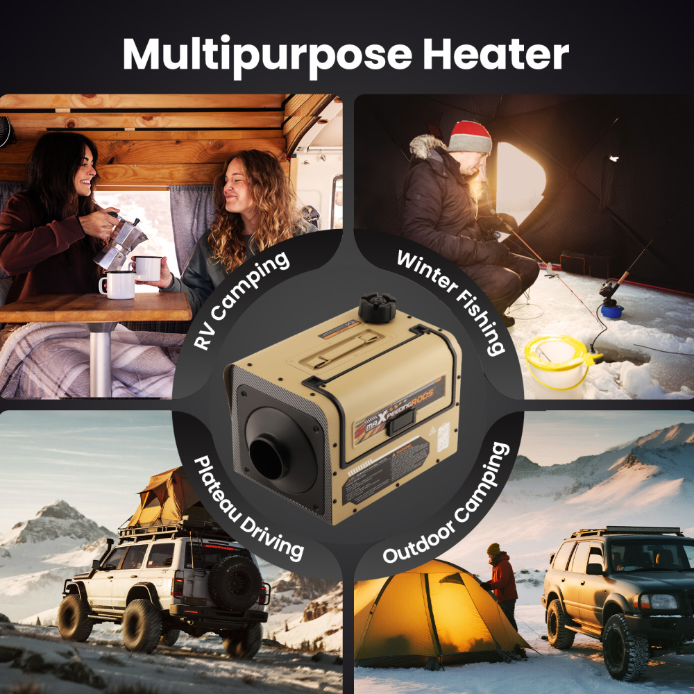 12V 5KW Self-powered Diesel Heater Wireless Installation For Truck Van Motorhome