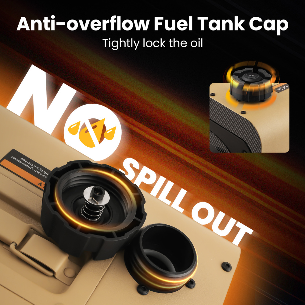 12V 5KW Self-powered Diesel Heater Wireless Installation For Truck Van Motorhome