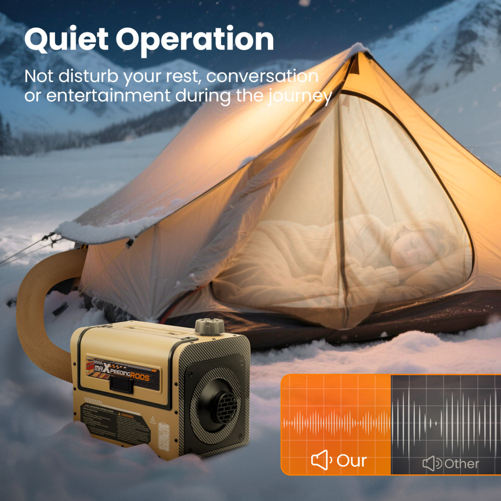 12V 5KW Self-powered Diesel Heater Wireless Installation For Truck Van Motorhome