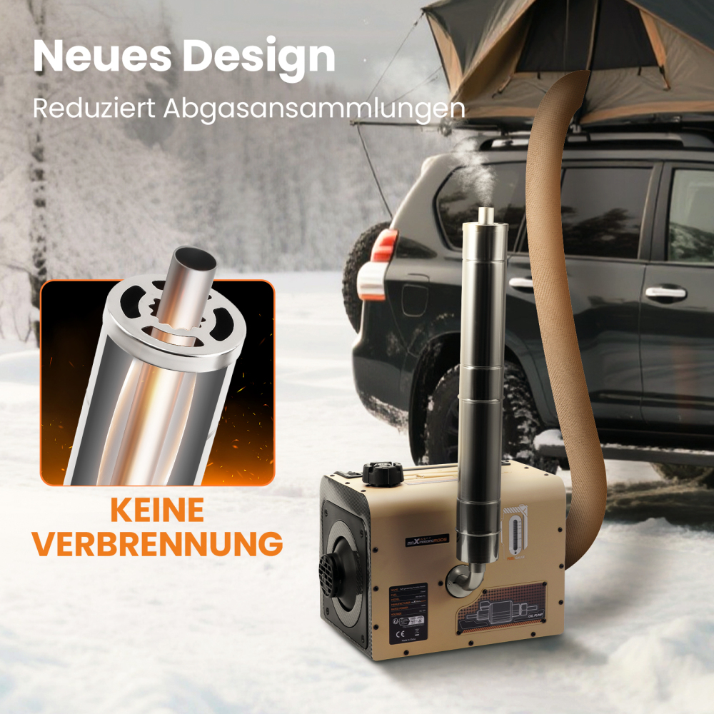 12V 5KW Self-powered Diesel Heater Wireless Installation For Truck Van Motorhome