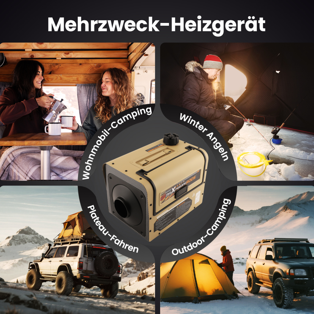 12V 5KW Self-powered Diesel Heater Wireless Installation For Truck Van Motorhome