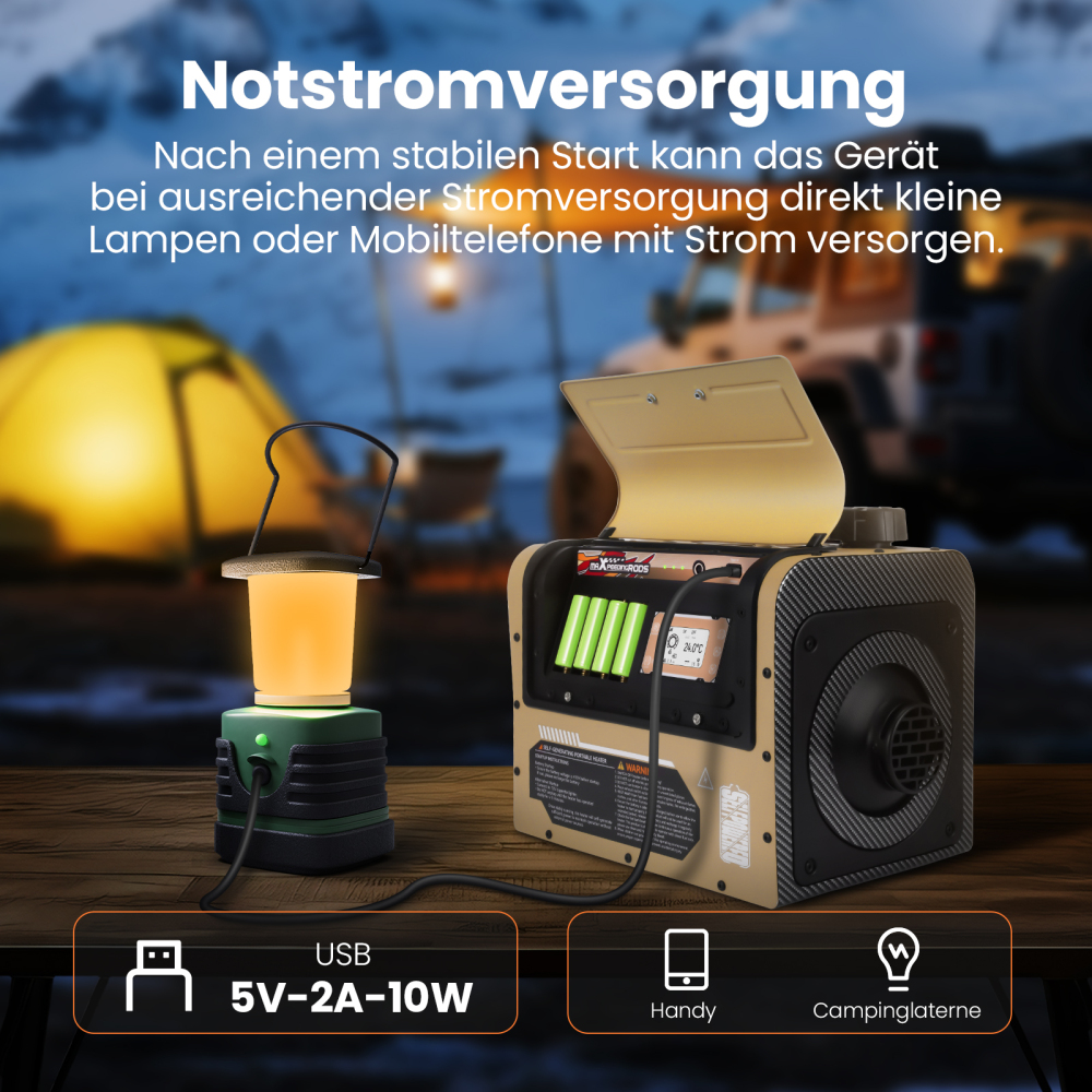 12V 5KW Self-powered Diesel Heater Wireless Installation For Truck Van Motorhome