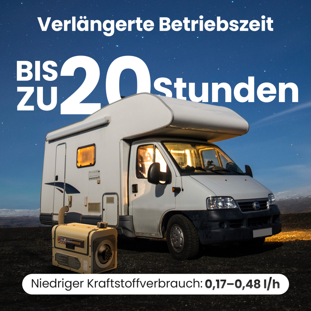 12V 5KW Self-powered Diesel Heater Wireless Installation For Truck Van Motorhome