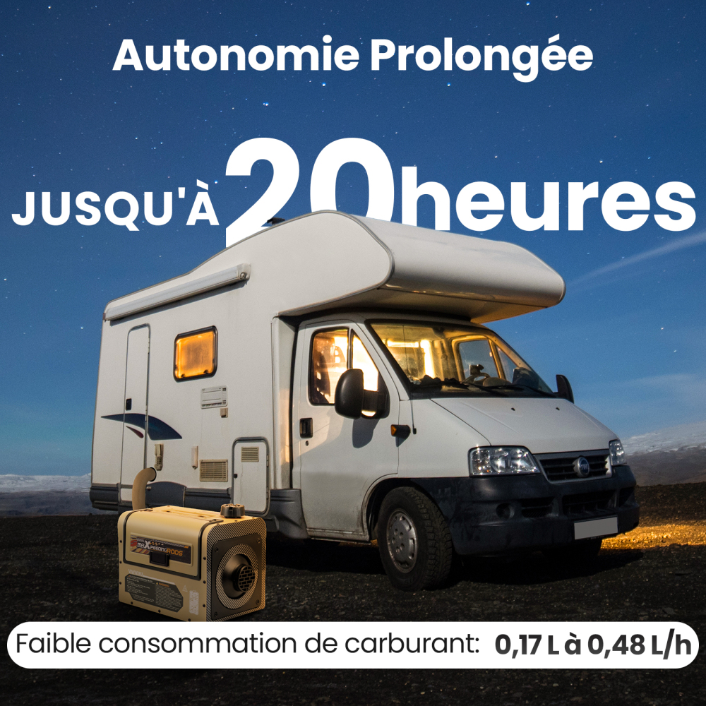 12V 5KW Self-powered Diesel Heater Wireless Installation For Truck Van Motorhome