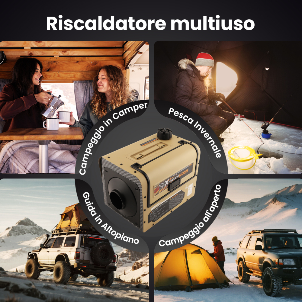 12V 5KW Self-powered Diesel Heater Wireless Installation For Truck Van Motorhome