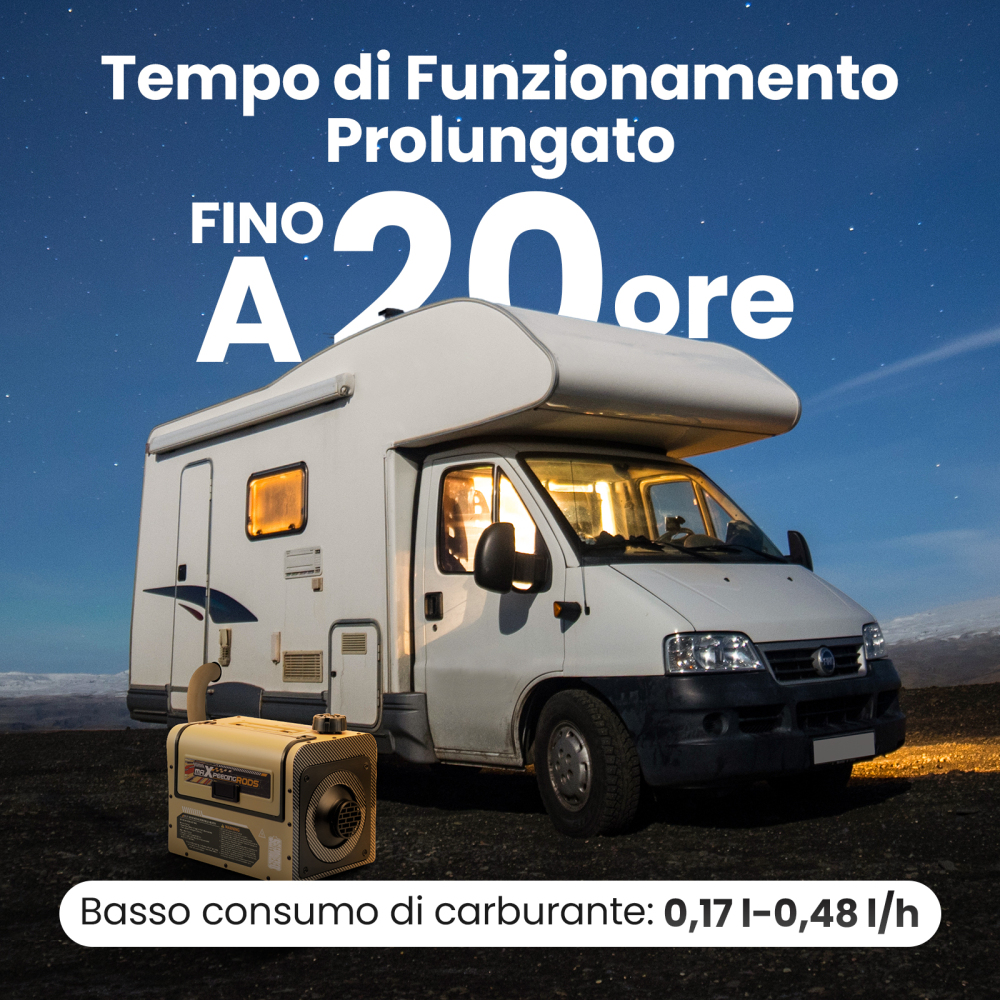 12V 5KW Self-powered Diesel Heater Wireless Installation For Truck Van Motorhome