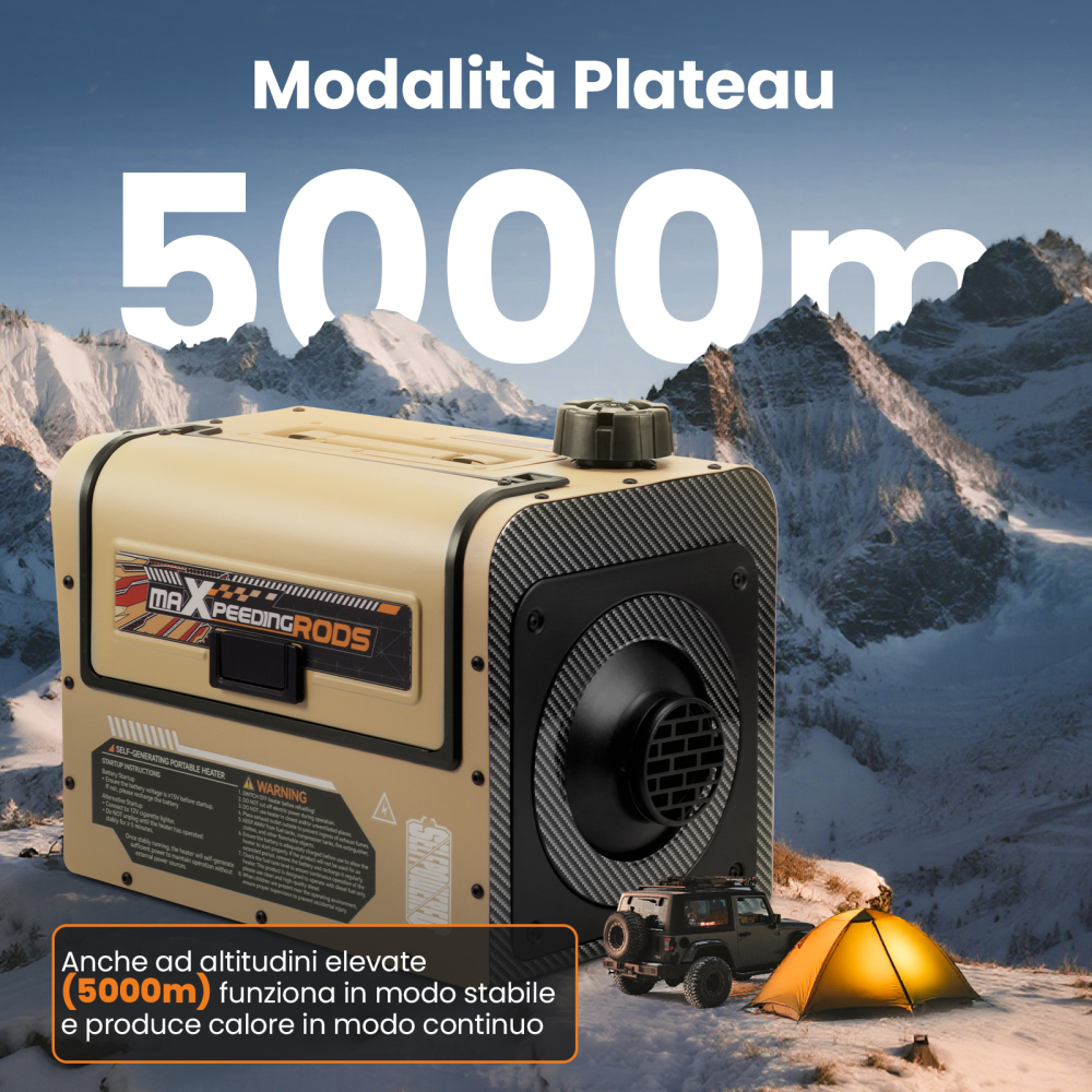 12V 5KW Self-powered Diesel Heater Wireless Installation For Truck Van Motorhome