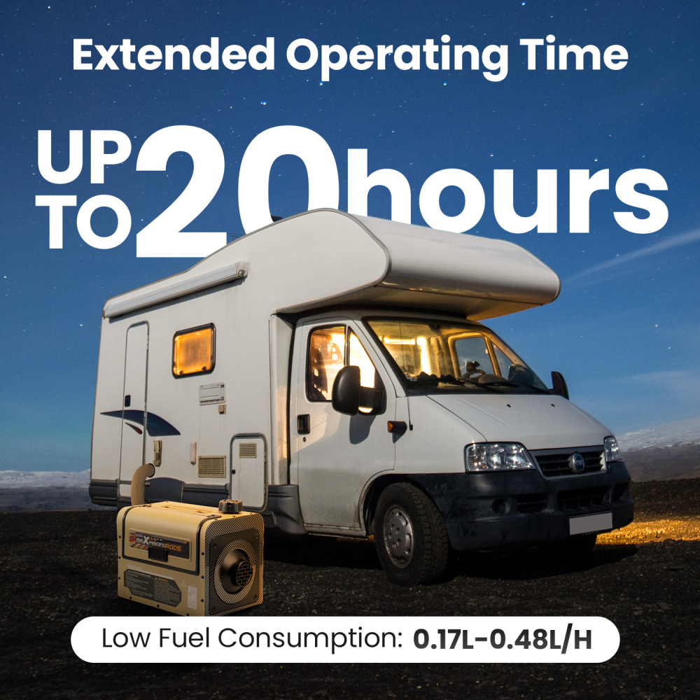 12V 5KW Self-powered Diesel Heater Wireless Installation For Truck Van Motorhome