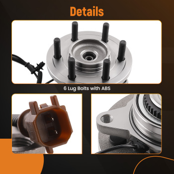 Front Left Or Right Wheel Bearing Hub Assembly compatible for Ford F-150 4WD 515177 2018-20