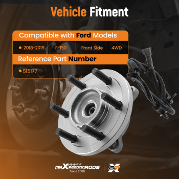 Front Left Or Right Wheel Bearing Hub Assembly compatible for Ford F-150 4WD 515177 2018-20