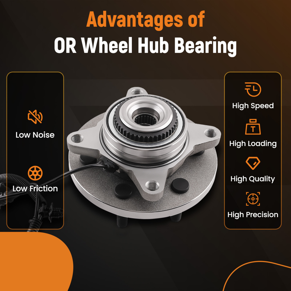 Front Left Or Right Wheel Bearing Hub Assembly compatible for Ford F-150 4WD 515177 2018-20