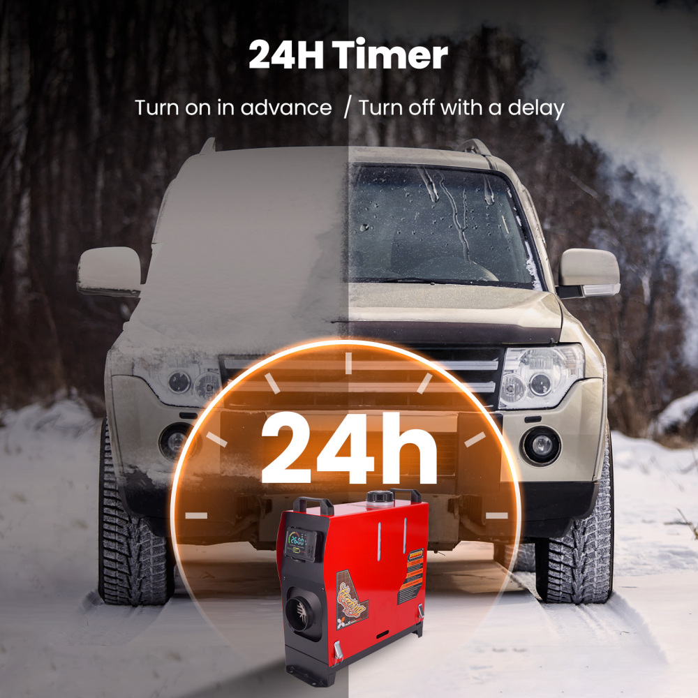 LCD Bluetooth Control Air Diesel Heater Parking 8KW12/24V for Truck RV SUV