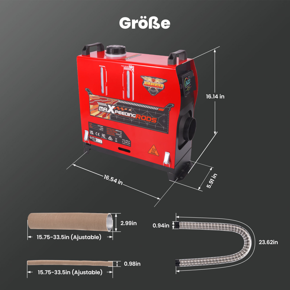LCD Bluetooth Control Air Diesel Heater Parking 8KW12/24V for Truck RV SUV