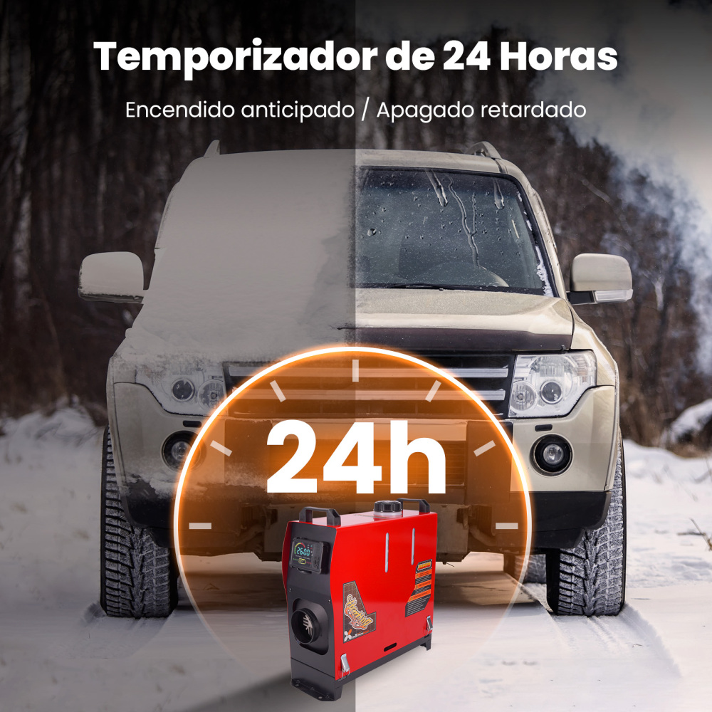 LCD Bluetooth Control Air Diesel Heater Parking 8KW12/24V for Truck RV SUV