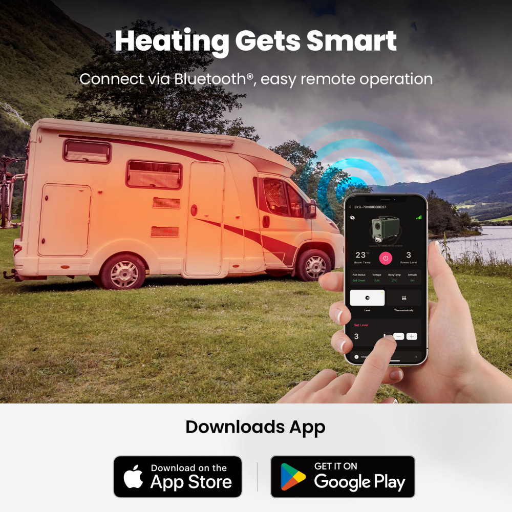 8KW 12V Diesel Parking Heater for Truck Camper Bus Yacht con LCD