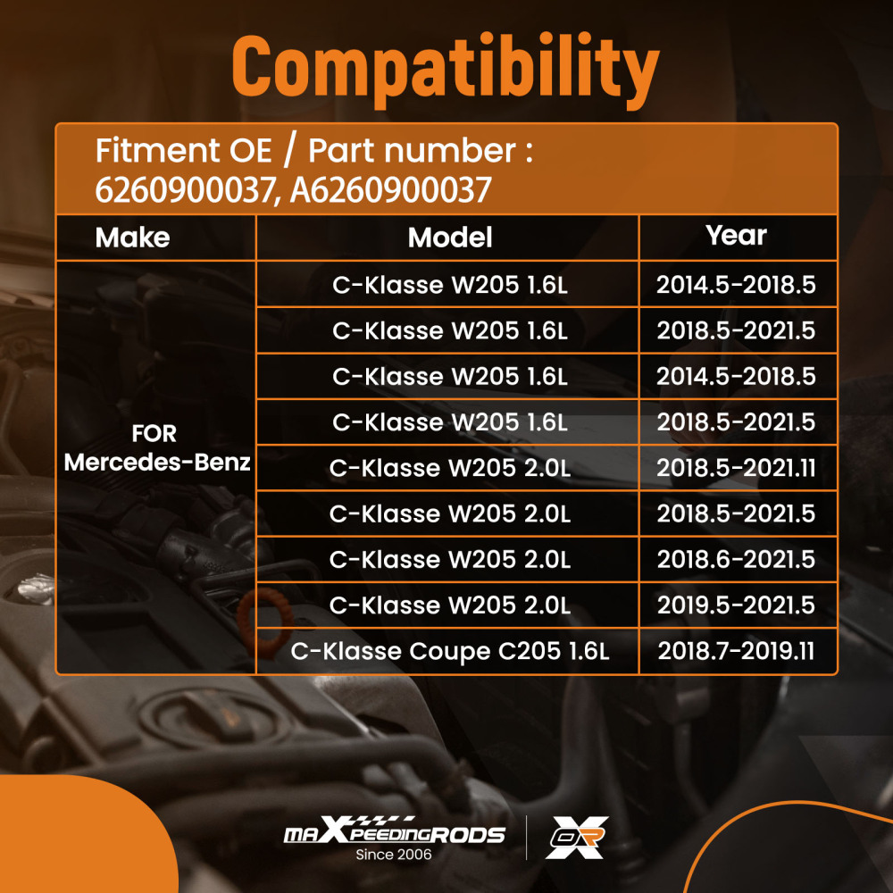 Condotto Aria compatibile per Mercedes C180 C200 C220 C300 W205 A205 C205 6260900037