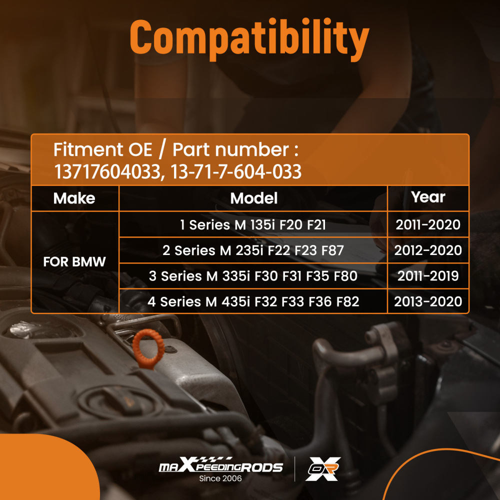 Air Duct Assembly compatible for BMW M135i M235i M335i M435i 2011-2020 13717604033