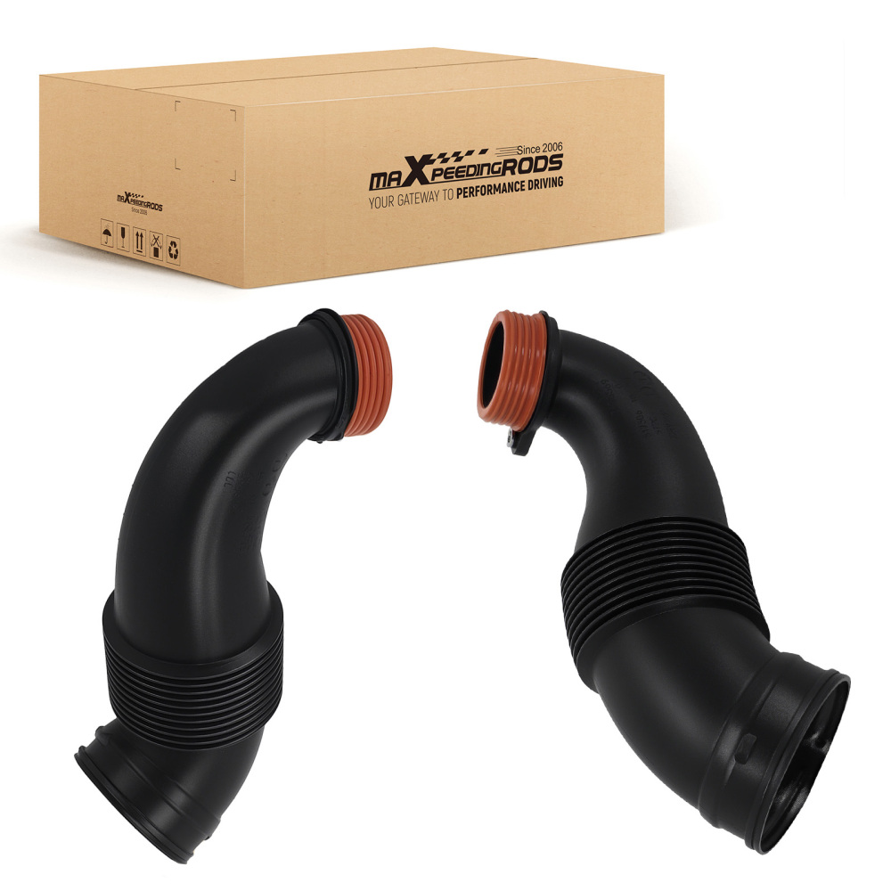 Air Intake Hose Inlet compatible for BMW X5/X6 xDrive50i 2014-19 13717638568 13717638569 LR